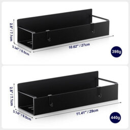 2 Pack Magnetic Fridge Side Storage Spice Rack Organizer - thumbnail 3