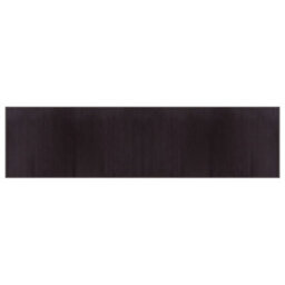 Berkfield Rug Rectangular Dark Brown100X400 Cm Bamboo - thumbnail 2