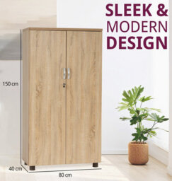 Hallowood Furniture Dudley Office Large Storage Cupboard - thumbnail 3