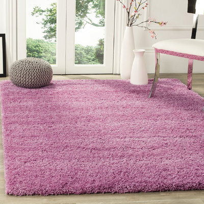 "Bravich Pink Thick Shaggy Rug - California - 160X230Cm (5'4""x7'8"")" - image 1