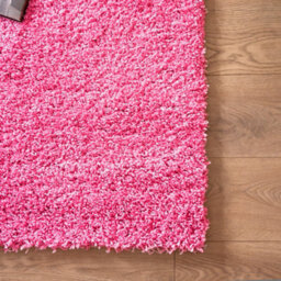 "Bravich Pink Thick Shaggy Rug - California - 160X230Cm (5'4""x7'8"")" - thumbnail 5