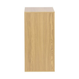 Sweeek - Shelf / Bookcase With Light Wood-Effect Finish 4 Compartments W 70 X D 35 X H 70 Cm    Kompo - thumbnail 7