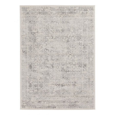 The Rugs Montana Cream Grey Oriental Area Rug And Runner Soft Durable Pet Friendly Easy To Clean Living Room Bedroom 3716Cg - image 1