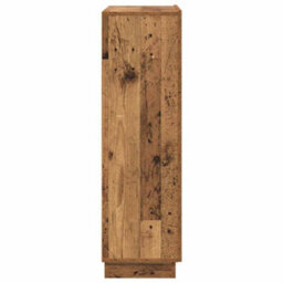Berkfield Brown Writing Desk Old Wood Engineered Wood Medium - thumbnail 6