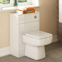 Nes Home Turin High Gloss White 500mm X 200mm Wc Unit (Excluding Cistern) - thumbnail 3