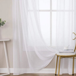 54 To 137Cm  Voile Curtains Net Slot Top Panels - thumbnail 5