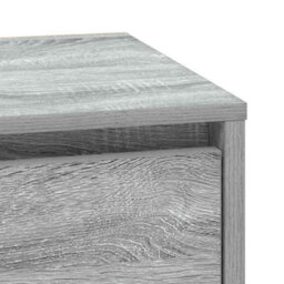 Berkfield Bedside Cabinet With Led Lights Grey Sonoma 39X34,5X50 Cm - thumbnail 9