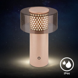 Briloner Gila Beige Led Table Lamp Rechargeable Light Dimmable Cordless Outdoor Warm White 20,5Cm - thumbnail 6