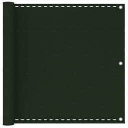 Berkfield Balcony Screen Dark Green 90X500 Cm Hdpe - thumbnail 1