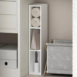 3 Tier Bathroom Storage Cabinet Floor Cupboard - thumbnail 3