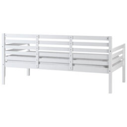 Beliani Daybed Wood Theza 90 X 200 Cm (Eu Single) White - thumbnail 5
