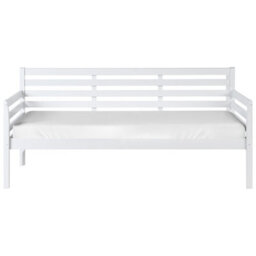 Beliani Daybed Wood Theza 90 X 200 Cm (Eu Single) White - thumbnail 4