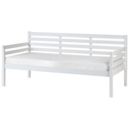 Beliani Daybed Wood Theza 90 X 200 Cm (Eu Single) White - thumbnail 1
