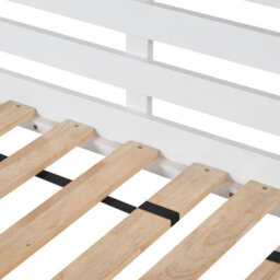 Beliani Daybed Wood Theza 90 X 200 Cm (Eu Single) White - thumbnail 9