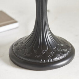Luminosa Lighting Luminosa Brooklyn 1 Light Medium Table Lamp Dark Bronze, Tiffany Glass, E27 - thumbnail 4
