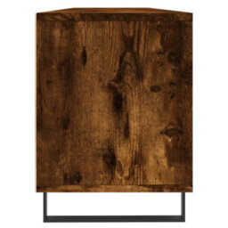 Berkfield Sturdy Tv Cabinet Smoked Oak 150X30X44.5 Cm Engineered Wood - thumbnail 7