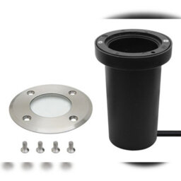 Long Life Lamps Company Outdoor Ground Walkover Lights Gu10 Ip67 Round Decking Light Stainless Steel Gl10 - thumbnail 5