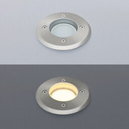 Long Life Lamps Company Outdoor Ground Walkover Lights Gu10 Ip67 Round Decking Light Stainless Steel Gl10 - thumbnail 8