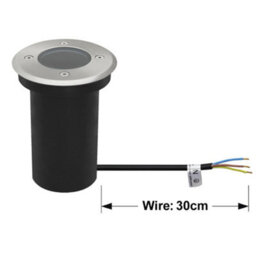 Long Life Lamps Company Outdoor Ground Walkover Lights Gu10 Ip67 Round Decking Light Stainless Steel Gl10 - thumbnail 7