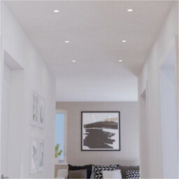Loops Stylish Modern White Ceiling Spotlight For Indoor Home Decor - thumbnail 3