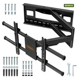"Vonhaus Long Reach Tv Wall Bracket For 40-80"" Screens, Articualting Tv Bracket With Spirit Level, 50Kg Capacity" - thumbnail 1