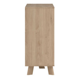 Wyld Haus Lira Jackson Hickory Oak Wood And White 6-Drawer Double Dresser - thumbnail 6