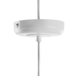 Wyld And Coco 121Cm White Metal Pendant With Copper Rectangular Frame, Industrial Elegance Ceiling Lamp - thumbnail 7