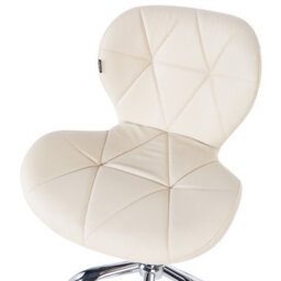 Beliani Desk Chair Valetta Faux Leather Beige - thumbnail 7