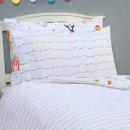 Smart Living Luxury Easy Care Circus Reversible Duvet Cover  With Pillowcases - thumbnail 4