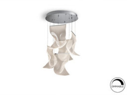Luminosa Lighting Luminosa Velos Cluster Pendant Ceiling 5 Light Chrome Led 3000K - Uk Stock - thumbnail 4