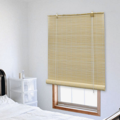 Walplus Roller Blind Bamboo 100X220 Cm Natural