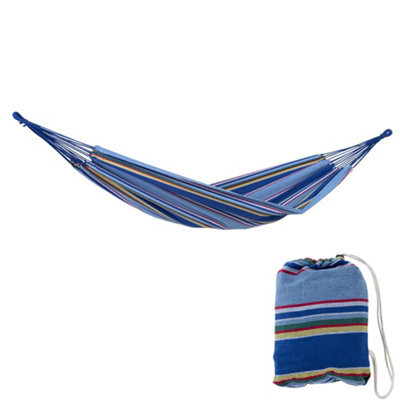 Amazonas Tahiti Ocean Single Garden Hammock Weather Resistant Elltex Fabric Pink Purple 120Kg - image 1