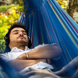 Amazonas Tahiti Ocean Single Garden Hammock Weather Resistant Elltex Fabric Pink Purple 120Kg - thumbnail 4