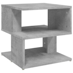 Vidaxl Side Table Concrete Grey 40X40X40 Cm Engineered Wood - thumbnail 1