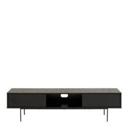 Furniture To Go Angus Wide Tv Unit In Ash Black - thumbnail 2
