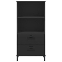 Berkfield Bookcase Viken Black 60X35X123 Cm Engineered Wood - thumbnail 6