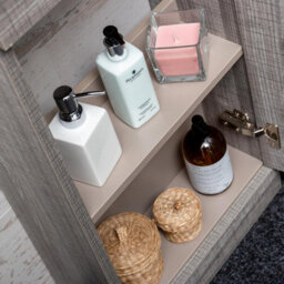 Plum&clay Novela Grey Wood Floorstanding Cloakroom Vanity Unit (W)400mm - thumbnail 9