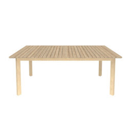 Charles Bentley Extending Dining Table Acacia Wood Garden Patio Furniture 2.4M - thumbnail 8