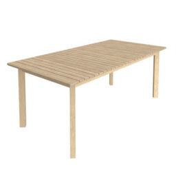 Charles Bentley Extending Dining Table Acacia Wood Garden Patio Furniture 2.4M - thumbnail 6
