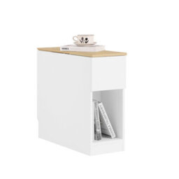 Sobuy Fbt162-Nw 25Cm Wide Narrow Bedside Table Nightstand Side End Table,wood Effect,w25Xd65Xh60.5 - thumbnail 1