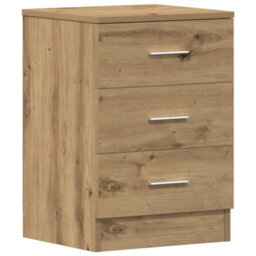 Berkfield Bedside Cabinets 2 Pcs Artisan Oak 38X35X55 Cm Engineered Wood - thumbnail 6