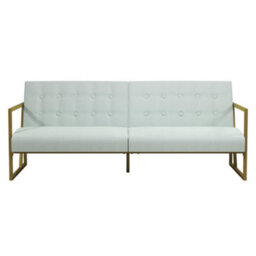 Dorel Cl Lexington Modern Futon Bleached Teal