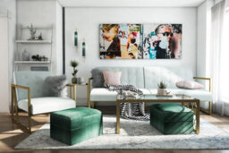 Dorel Home Cl Lexington Modern Futon Bleached Teal - thumbnail 3