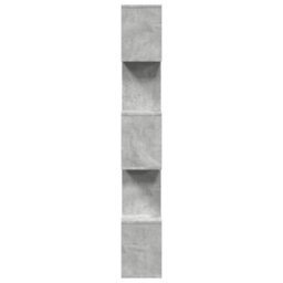 Berkfield Room Divider Bookcase 5-Tier Concrete Grey 70X24X161 Cm Engineered Wood - thumbnail 6
