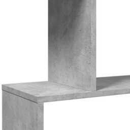 Berkfield Room Divider Bookcase 5-Tier Concrete Grey 70X24X161 Cm Engineered Wood - thumbnail 9