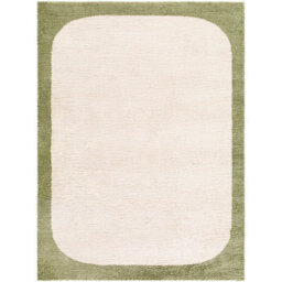 Livabliss Fossay Shaggy-Washable Cream Green Modern High Pile Living Bedroom Rug 160 X 213 Cm Easy Care, Non Shedding - thumbnail 2