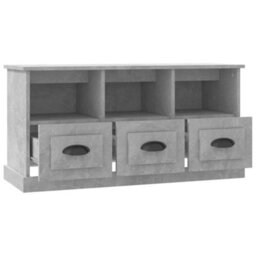 Walplus Tv Cabinet Concrete Grey 100X35X50 Cm Engineered Wood - thumbnail 7