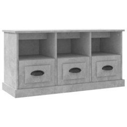 Walplus Tv Cabinet Concrete Grey 100X35X50 Cm Engineered Wood - thumbnail 2