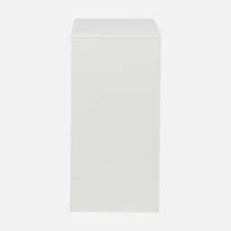 Sweeek - Sideboard White Wood Effect 2-Door Storage Unit W 70 X D 35 X H 70 Cm - Kompo - thumbnail 3