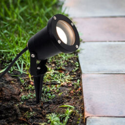 Valuelights Derwent 4 Pack Modern Ground Spike Wall Mount Ip65 Rated Outdoor Lights In Black Finish - thumbnail 5